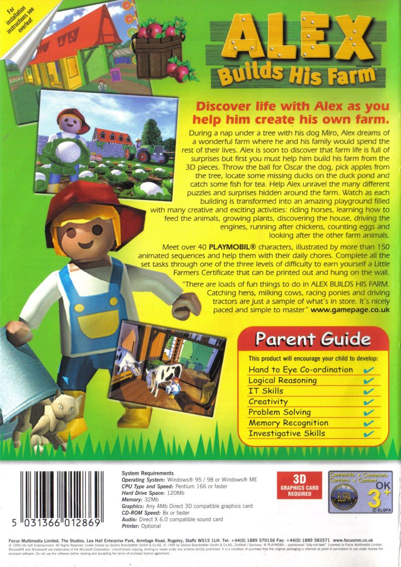 playmobil alex builds his farm download game